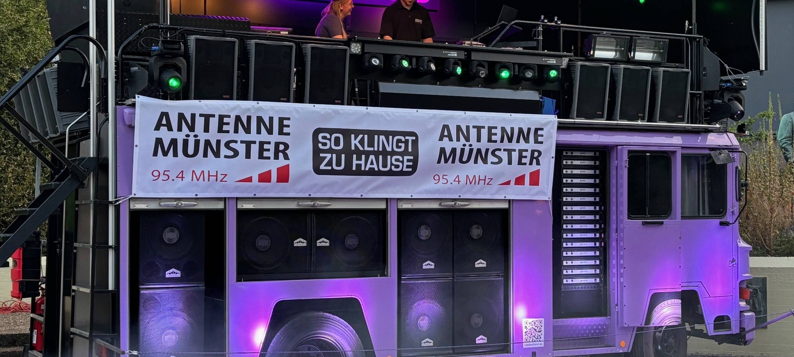 Münster Phoenix gewinnen ANTENNE MÜNSTER-Party-Truck