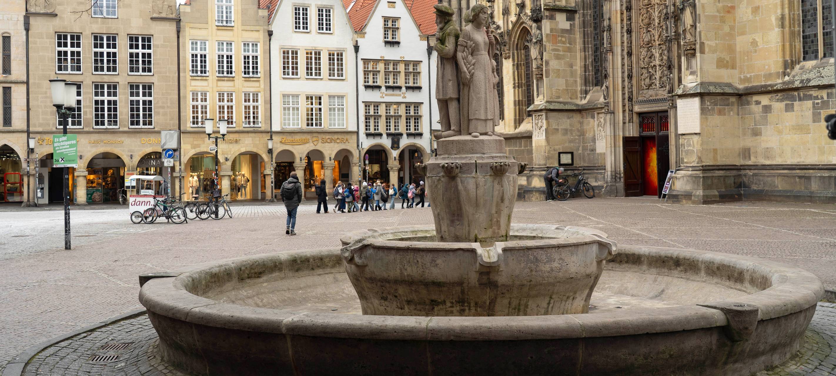 Der Lamberti-Brunnen in der Innenstadt soll umfassend saniert werden.